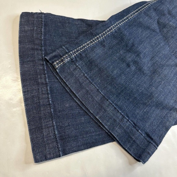 Ariat High Rise Slim Trouser Jeans 29 Denim Dark Blue Bootcut Flared Western - Picture 12 of 12